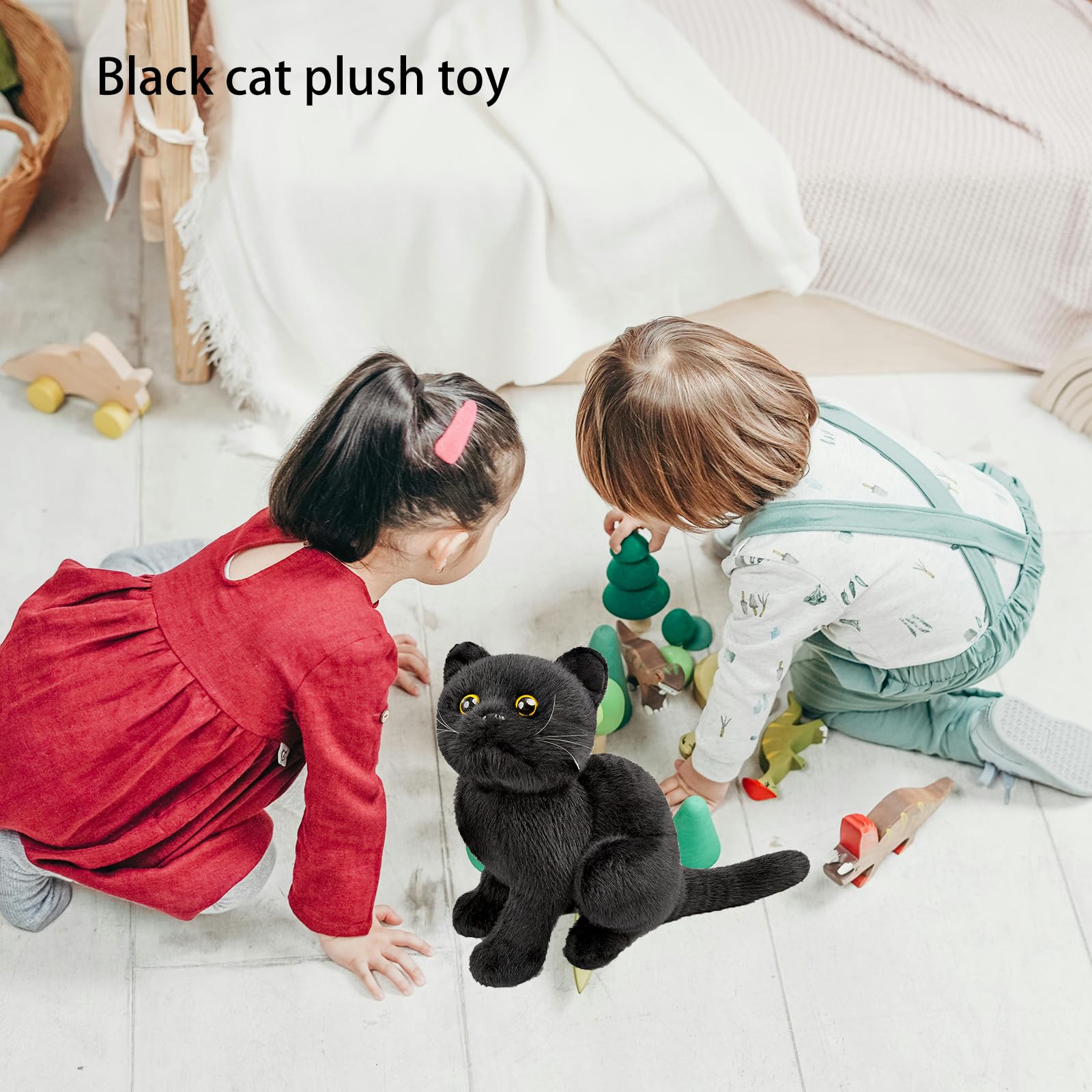 Amazon.co.jp: 小さなハート シミュレーション 黒猫 立っている